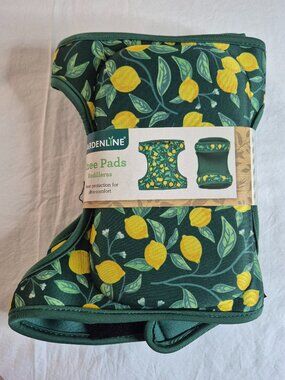 Gardenline Lemons Knee Pads Adjustable Comfort Garden Work Pads Full Protection